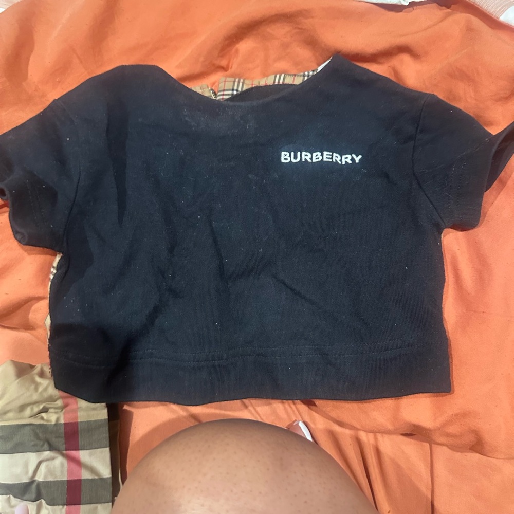 Burberry Black Kids Tee